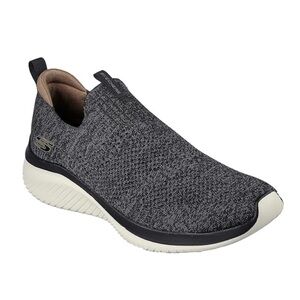 SKECHERS Men's Slip-Ins: Ultra Flex 3.0 Smooth Step Sneaker. Gray . Size 9.5